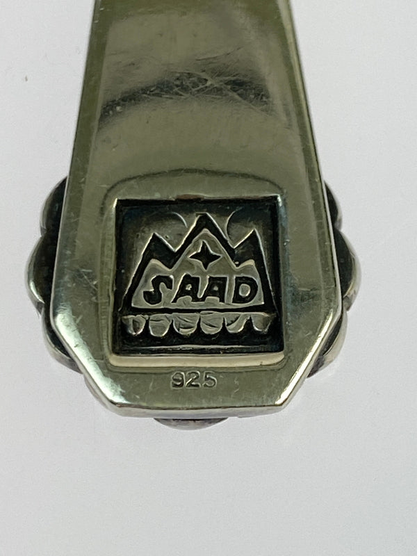 【中古品】【メンズ】 SAAD サード ホピ族 サンフェイス ペンダントトップ アクサセリー 192-260923-hu-26-min カラー：シルバー 万代Net店