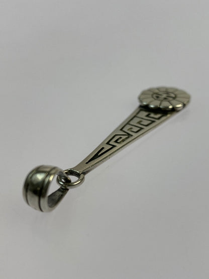 【中古品】【メンズ】 SAAD サード ホピ族 サンフェイス ペンダントトップ アクサセリー 192-260923-hu-26-min カラー：シルバー 万代Net店