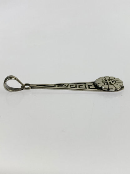 【中古品】【メンズ】 SAAD サード ホピ族 サンフェイス ペンダントトップ アクサセリー 192-260923-hu-26-min カラー：シルバー 万代Net店