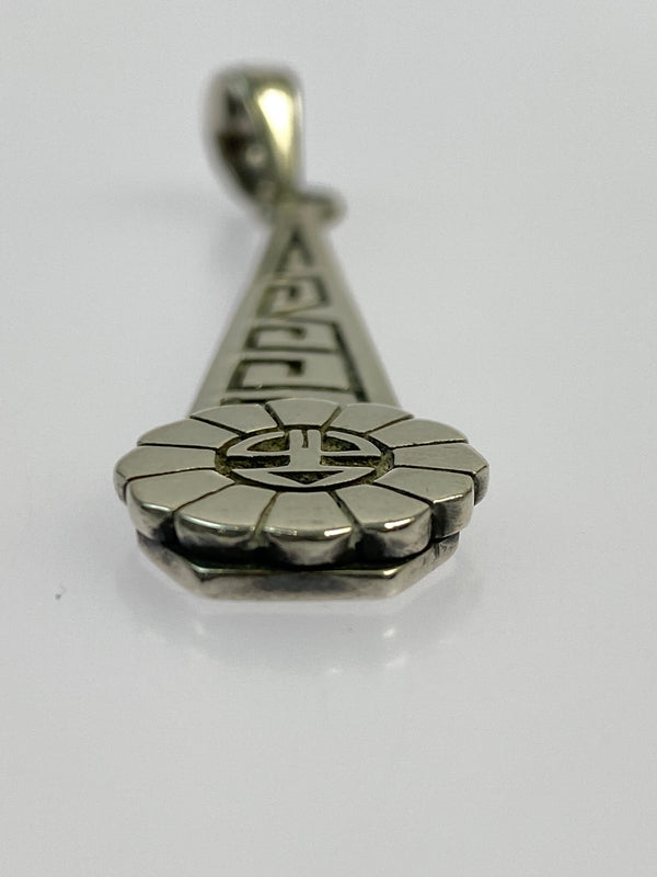 【中古品】【メンズ】 SAAD サード ホピ族 サンフェイス ペンダントトップ アクサセリー 192-260923-hu-26-min カラー：シルバー 万代Net店