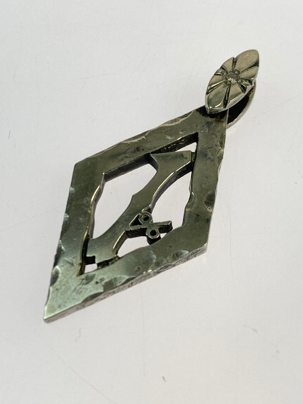 【中古品】【メンズ】 SKULL FLIGHT スカル フライト 1% PENDANT TOP ペンダントトップ アクサセリー 192-260923-hu-29-min カラー：シルバー 万代Net店