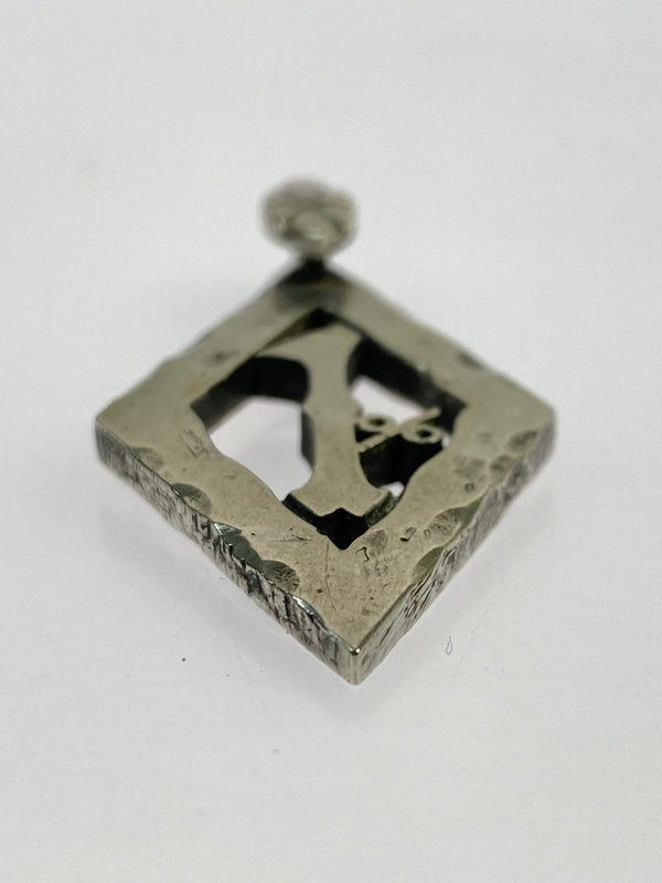 【中古品】【メンズ】 SKULL FLIGHT スカル フライト 1% PENDANT TOP ペンダントトップ アクサセリー 192-260923-hu-29-min カラー：シルバー 万代Net店