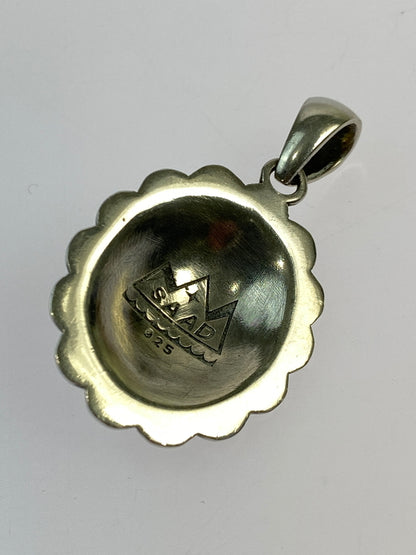 【中古品】【メンズ】 SAAD サード 銀縄 ターコイズ ペンダントトップ アクサセリー 192-260923-hu-36-min カラー：シルバー 万代Net店