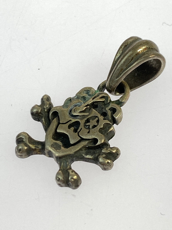 【中古品】【メンズ】 666スカル ペンダントトップ アクサセリー 193-260923-hu-32-min カラー：シルバー 万代Net店