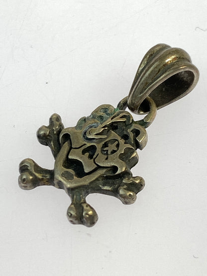 【中古品】【メンズ】 666スカル ペンダントトップ アクサセリー 193-260923-hu-32-min カラー：シルバー 万代Net店
