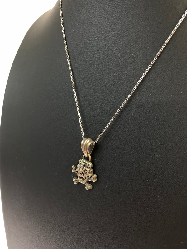 【中古品】【メンズ】 666スカル ペンダントトップ アクサセリー 193-260923-hu-32-min カラー：シルバー 万代Net店