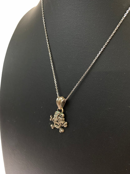【中古品】【メンズ】 666スカル ペンダントトップ アクサセリー 193-260923-hu-32-min カラー：シルバー 万代Net店