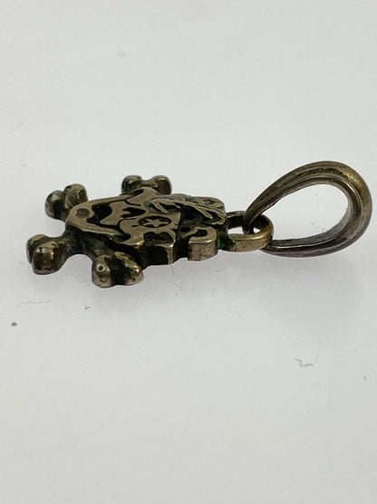 【中古品】【メンズ】 666スカル ペンダントトップ アクサセリー 193-260923-hu-32-min カラー：シルバー 万代Net店
