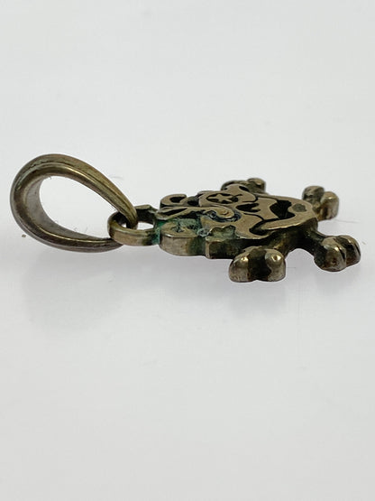 【中古品】【メンズ】 666スカル ペンダントトップ アクサセリー 193-260923-hu-32-min カラー：シルバー 万代Net店