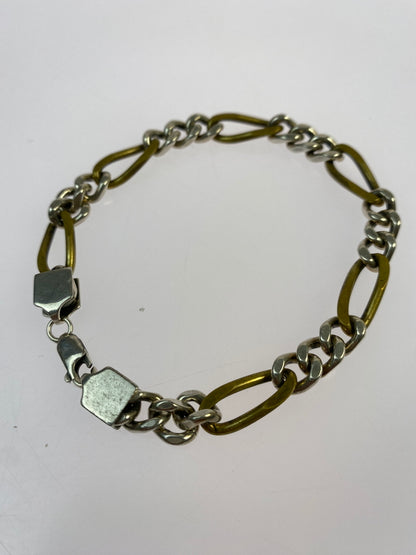 【中古品】【メンズ】 USED フィガロ ブレスレット アクサセリー 192-260923-hu-30-min カラー：シルバー/ゴールド 万代Net店