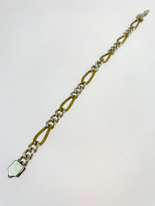 【中古品】【メンズ】 USED フィガロ ブレスレット アクサセリー 192-260923-hu-30-min カラー：シルバー/ゴールド 万代Net店
