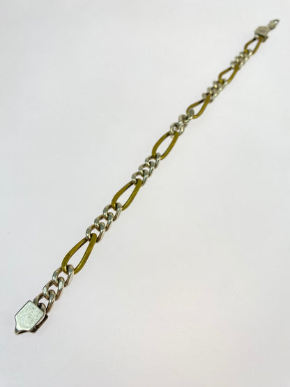 【中古品】【メンズ】 USED フィガロ ブレスレット アクサセリー 192-260923-hu-30-min カラー：シルバー/ゴールド 万代Net店