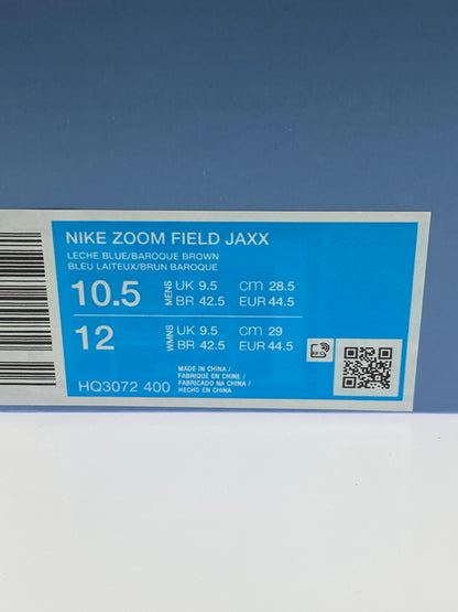 【中古品】【メンズ】 NIKE ナイキ TRAVIS SCOTT × ZOOM FIELD JAXX HQ3072-400 トラヴィス スコット ズーム フィールド ジャックス スニーカー 靴 160-260917-yn-03-min サイズ：28.5cm US10.5 カラー：LECHE BLUE/BAROQUE BROWN 万代Net店