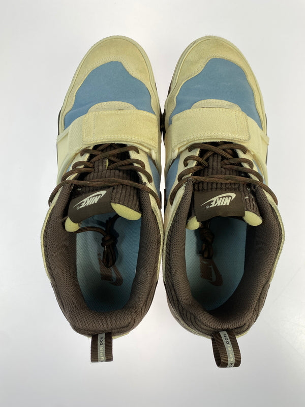 【中古品】【メンズ】 NIKE ナイキ TRAVIS SCOTT × ZOOM FIELD JAXX HQ3072-400 トラヴィス スコット ズーム フィールド ジャックス スニーカー 靴 160-260917-yn-03-min サイズ：28.5cm US10.5 カラー：LECHE BLUE/BAROQUE BROWN 万代Net店