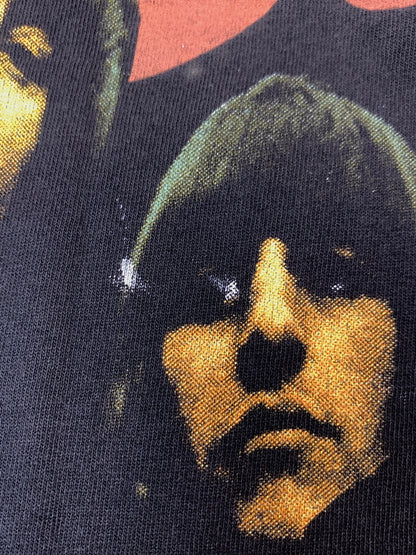 【現状渡し品】【メンズ】 THE BEATLES ザ ビートルズ 90年代 RUBBER SOUL Tシャツ トップス 146-260915-jt-11-min サイズ：サイズ不明 下記参照 カラー：ブラック 万代Net店