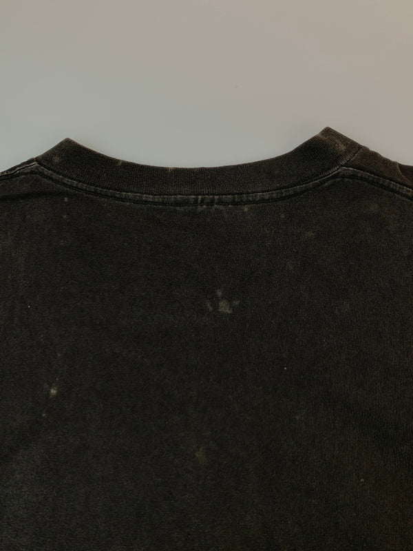 【現状渡し品】【メンズ】 THE BEATLES ザ ビートルズ 90年代 RUBBER SOUL Tシャツ トップス 146-260915-jt-11-min サイズ：サイズ不明 下記参照 カラー：ブラック 万代Net店