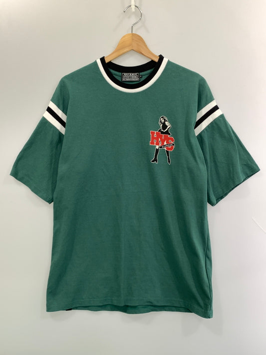 【中古品】【メンズ】 HYSTERIC GLOMOUR ヒステリックグラマー SS TEE 02261CT09 Tシャツ トップス 140-260915-jt-10-min サイズ：L カラー：グリーン 万代Net店
