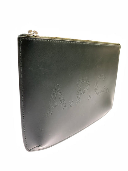 【中古品】【メンズ】 A.P.C. アーペーセー LEATHER POUCH レザー ポーチ 小物 188-261004-hu-17-min カラー：グリーン系 万代Net店