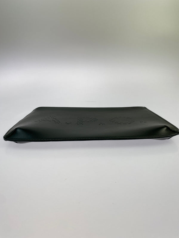 【中古品】【メンズ】 A.P.C. アーペーセー LEATHER POUCH レザー ポーチ 小物 188-261004-hu-17-min カラー：グリーン系 万代Net店