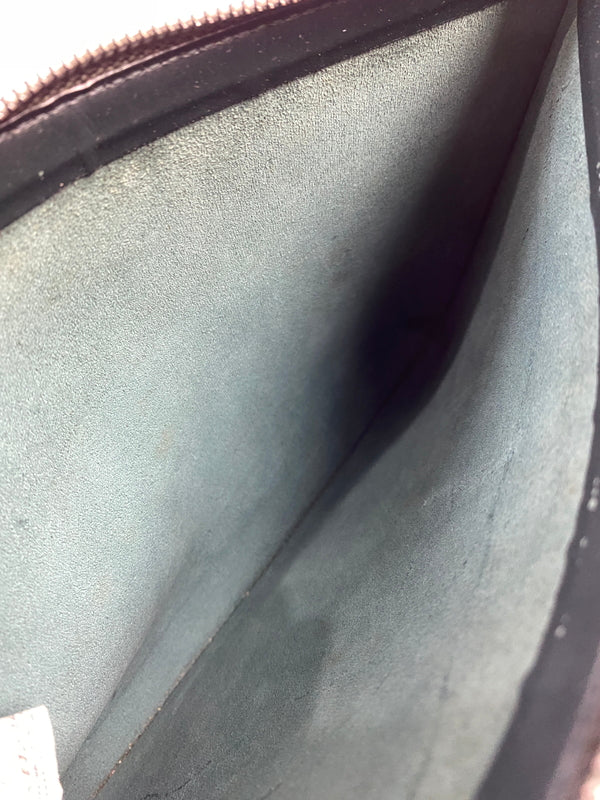 【中古品】【メンズ】 A.P.C. アーペーセー LEATHER POUCH レザー ポーチ 小物 188-261004-hu-17-min カラー：グリーン系 万代Net店