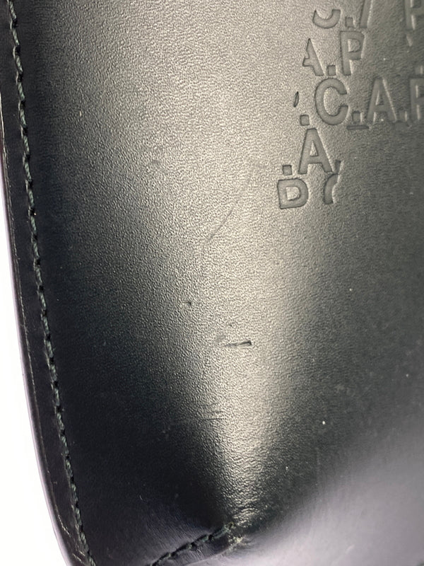 【中古品】【メンズ】 A.P.C. アーペーセー LEATHER POUCH レザー ポーチ 小物 188-261004-hu-17-min カラー：グリーン系 万代Net店