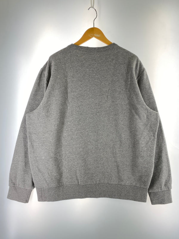 【中古品】【メンズ】 POLO RALPH LAUREN ポロ ラルフローレン LOGO SWEATSHIRT ロゴ スウェット トップス 146-260915-jt-34-min サイズ：XL カラー：グレー 万代Net店