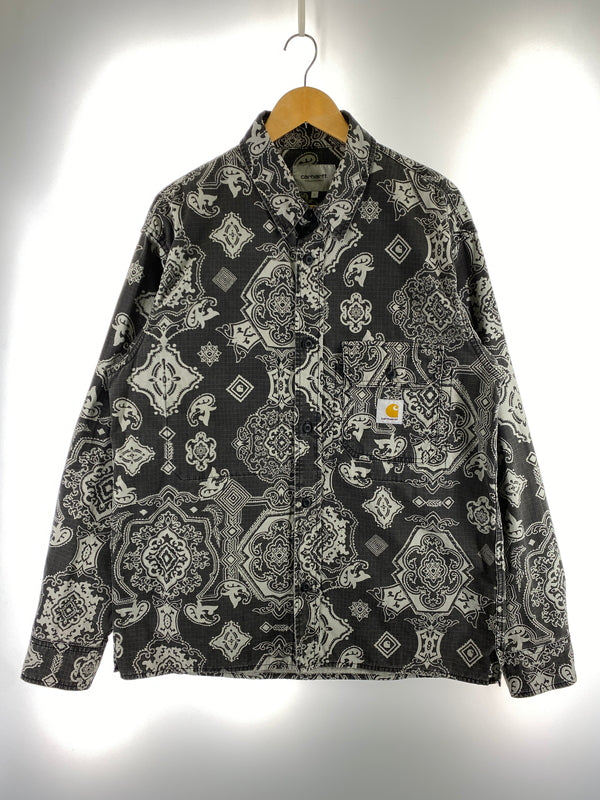 【中古品】【メンズ】 CARHARTT WIP カーハート ワーク イン プログレス LS VERSE SHIRT ヴァース シャツ トップス 142-260915-jt-25-min サイズ：L カラー：ブラック 万代Net店