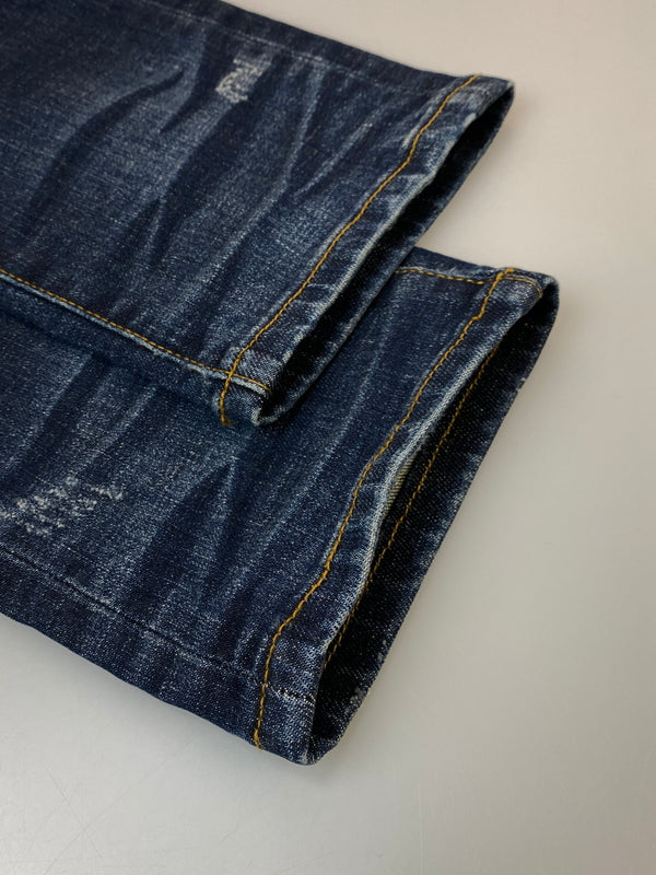 【中古品】【メンズ】 EMBELLISH エンブリッシュ DAMAGE DENIM ダメージ デニム パンツ ボトムス ジーパン 140-260916-hu-68-min サイズ：34 カラー：インディゴ 万代Net店