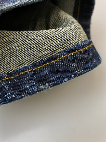 【中古品】【メンズ】 EMBELLISH エンブリッシュ DAMAGE DENIM ダメージ デニム パンツ ボトムス ジーパン 140-260916-hu-68-min サイズ：34 カラー：インディゴ 万代Net店