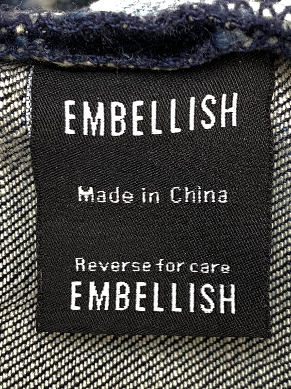 【中古品】【メンズ】 EMBELLISH エンブリッシュ DAMAGE DENIM ダメージ デニム パンツ ボトムス ジーパン 140-260916-hu-68-min サイズ：34 カラー：インディゴ 万代Net店