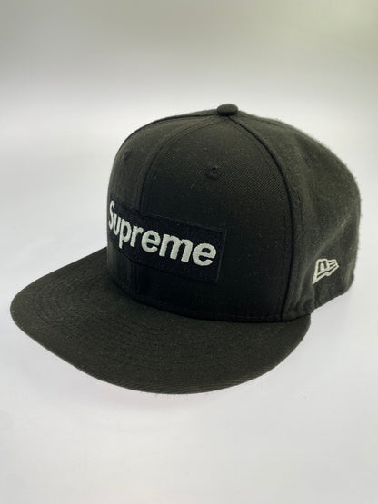 【中古品】【メンズ】 SUPREME×NEW ERA シュプリーム ニューエラ MONEY BOX LOGO CAP マネー ボックス ロゴ キャップ 185-260923-hu-39-min サイズ：7 5/8 （60.6cm） カラー：ブラック 万代Net店
