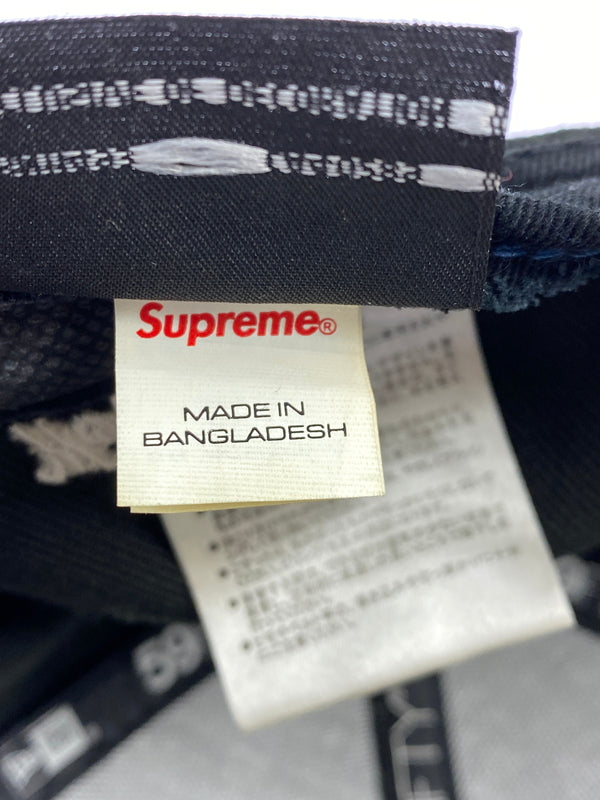 【中古品】【メンズ】 SUPREME×NEW ERA シュプリーム ニューエラ MONEY BOX LOGO CAP マネー ボックス ロゴ キャップ 185-260923-hu-39-min サイズ：7 5/8 （60.6cm） カラー：ブラック 万代Net店