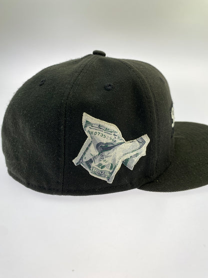 【中古品】【メンズ】 SUPREME×NEW ERA シュプリーム ニューエラ MONEY BOX LOGO CAP マネー ボックス ロゴ キャップ 185-260923-hu-39-min サイズ：7 5/8 （60.6cm） カラー：ブラック 万代Net店