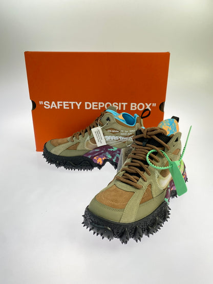【中古美品】【メンズ】 NIKE ナイキ × OFF-WHITE AIR TERRA FORMA DQ1615-200 オフホワイト エア テラ フォーマ スニーカー 靴 160-260917-yn-04-min サイズ：27.0cm US9 カラー：ARCHAEO BROWN/CLEAR-BLACK 万代Net店