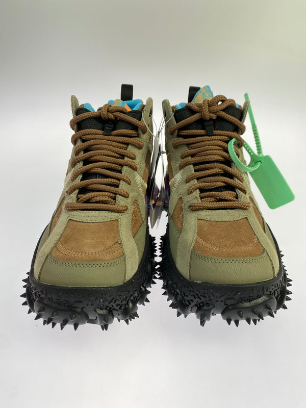 【中古美品】【メンズ】 NIKE ナイキ × OFF-WHITE AIR TERRA FORMA DQ1615-200 オフホワイト エア テラ フォーマ スニーカー 靴 160-260917-yn-04-min サイズ：27.0cm US9 カラー：ARCHAEO BROWN/CLEAR-BLACK 万代Net店