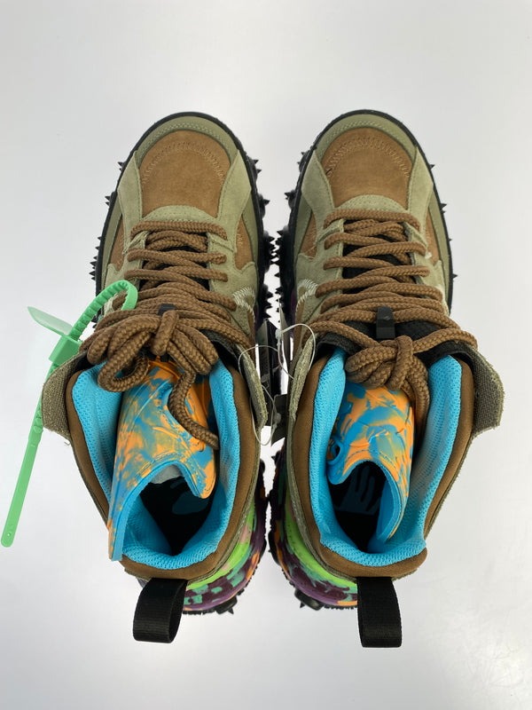 【中古美品】【メンズ】 NIKE ナイキ × OFF-WHITE AIR TERRA FORMA DQ1615-200 オフホワイト エア テラ フォーマ スニーカー 靴 160-260917-yn-04-min サイズ：27.0cm US9 カラー：ARCHAEO BROWN/CLEAR-BLACK 万代Net店