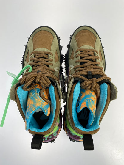 【中古美品】【メンズ】 NIKE ナイキ × OFF-WHITE AIR TERRA FORMA DQ1615-200 オフホワイト エア テラ フォーマ スニーカー 靴 160-260917-yn-04-min サイズ：27.0cm US9 カラー：ARCHAEO BROWN/CLEAR-BLACK 万代Net店