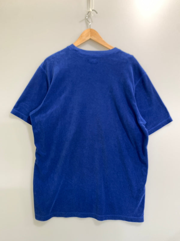【中古品】【メンズ】 SUPREME シュプリーム パイル Tシャツ 半袖 ショートスリーブ 149-260916-hu-35-min サイズ：L カラー：ブルー系 万代Net店