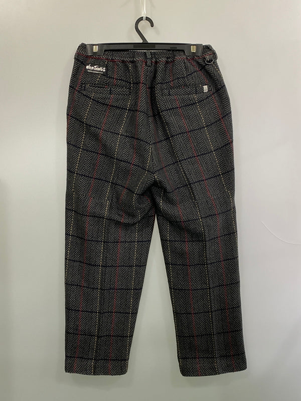 【中古品】【メンズ】 MAGIC STICK マジックスティック ×WILDTHINGS EASY PANT ワイルドシングス イージーパンツ ボトムス 153-260916-hu-69-min サイズ：L カラー：グレー/ブラック/レッド（チェック） 万代Net店