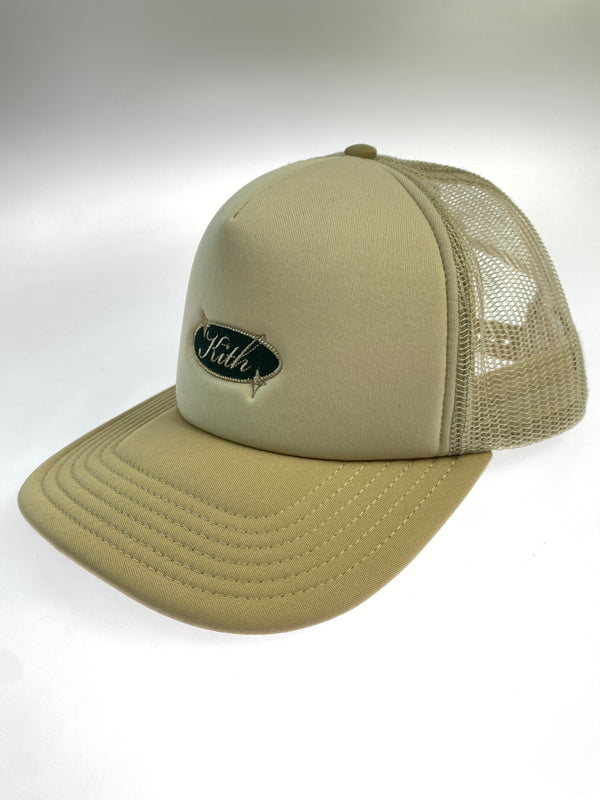 【中古品】【メンズ】 KITH キス MESH CAP メッシュ キャップ 帽子 185-260923-hu-37-min サイズ：FREE カラー：ベージュ 万代Net店