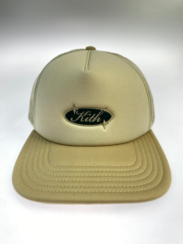 【中古品】【メンズ】 KITH キス MESH CAP メッシュ キャップ 帽子 185-260923-hu-37-min サイズ：FREE カラー：ベージュ 万代Net店