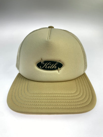 【中古品】【メンズ】 KITH キス MESH CAP メッシュ キャップ 帽子 185-260923-hu-37-min サイズ：FREE カラー：ベージュ 万代Net店