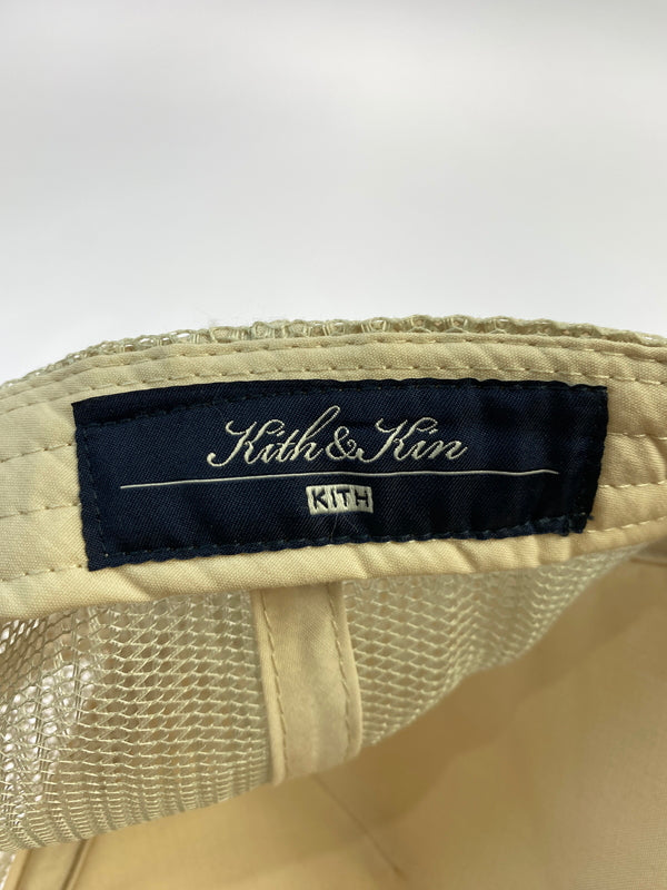 【中古品】【メンズ】 KITH キス MESH CAP メッシュ キャップ 帽子 185-260923-hu-37-min サイズ：FREE カラー：ベージュ 万代Net店