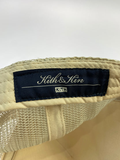 【中古品】【メンズ】 KITH キス MESH CAP メッシュ キャップ 帽子 185-260923-hu-37-min サイズ：FREE カラー：ベージュ 万代Net店