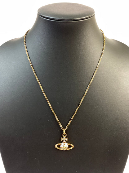 【中古品】【メンズ/レディース】 VIVIENNE WESTWOOD ヴィヴィアンウエストウッド ミニバレスリー ネックレス アクサセリー 192-260923-hu-28-min カラー：ゴールド 万代Net店