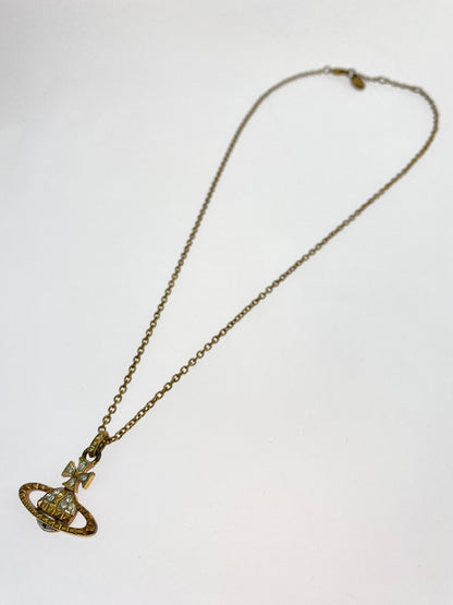 【中古品】【メンズ/レディース】 VIVIENNE WESTWOOD ヴィヴィアンウエストウッド ミニバレスリー ネックレス アクサセリー 192-260923-hu-28-min カラー：ゴールド 万代Net店