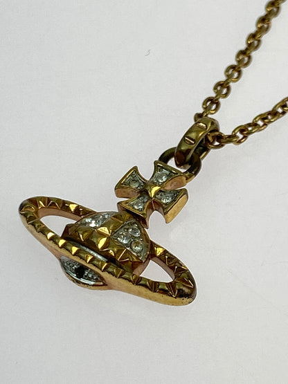 【中古品】【メンズ/レディース】 VIVIENNE WESTWOOD ヴィヴィアンウエストウッド ミニバレスリー ネックレス アクサセリー 192-260923-hu-28-min カラー：ゴールド 万代Net店