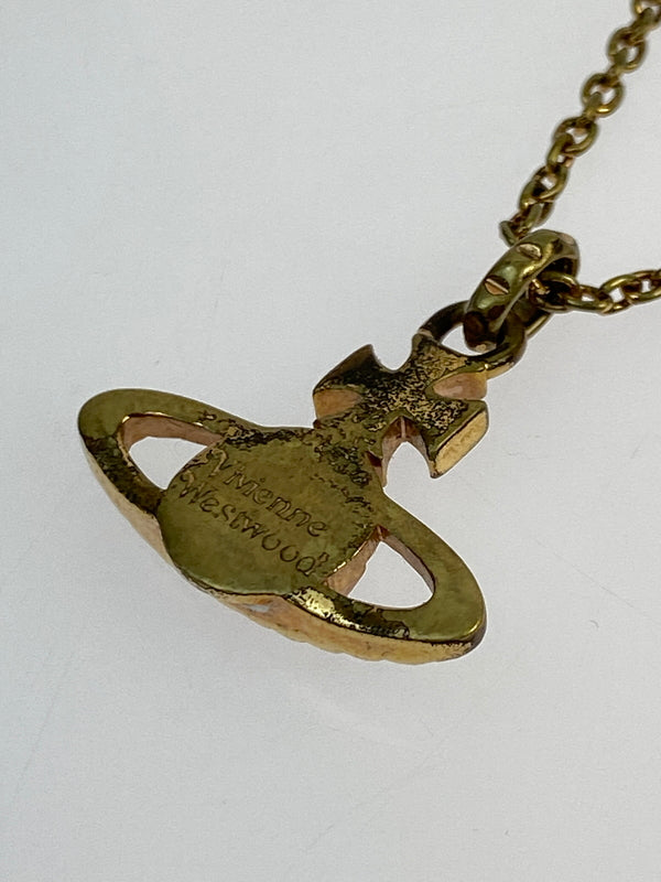 【中古品】【メンズ/レディース】 VIVIENNE WESTWOOD ヴィヴィアンウエストウッド ミニバレスリー ネックレス アクサセリー 192-260923-hu-28-min カラー：ゴールド 万代Net店