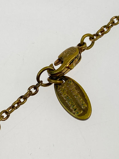 【中古品】【メンズ/レディース】 VIVIENNE WESTWOOD ヴィヴィアンウエストウッド ミニバレスリー ネックレス アクサセリー 192-260923-hu-28-min カラー：ゴールド 万代Net店