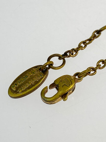【中古品】【メンズ/レディース】 VIVIENNE WESTWOOD ヴィヴィアンウエストウッド ミニバレスリー ネックレス アクサセリー 192-260923-hu-28-min カラー：ゴールド 万代Net店